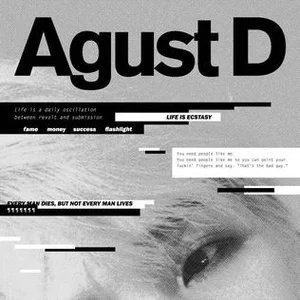 SUGA (Min Yoongi) — solo album cover